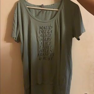 Zeta Tau Alpha shirt with founders listed